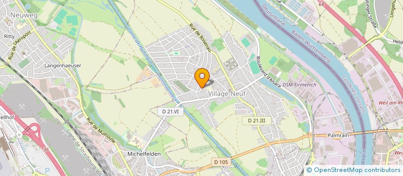 localisation de l'entreprise SYND COPROPRIET RESIDENCE LES ANDALIES  VILLAGE-NEUF