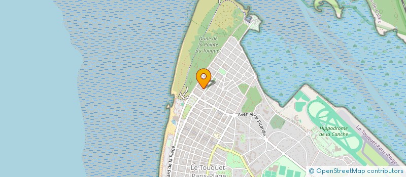 localisation de l'entreprise SYND COPROPRIET RESIDENCE LES VOILIERS  LE TOUQUET-PARIS-PLAGE