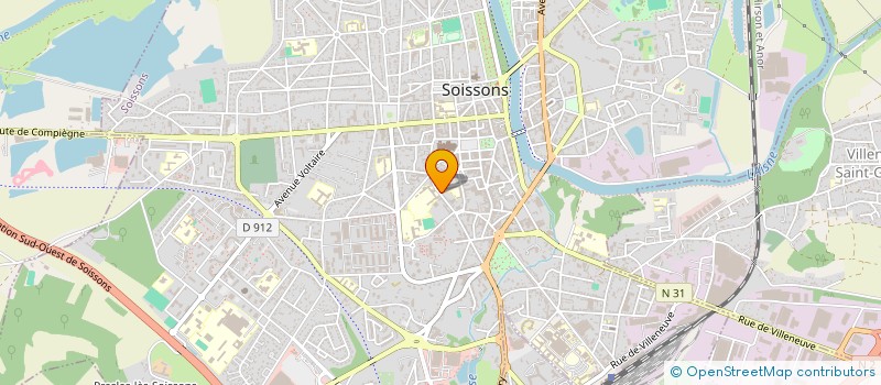 localisation de l'entreprise SYND COPROPRIET RESIDENCE ST JEAN à SOISSONS