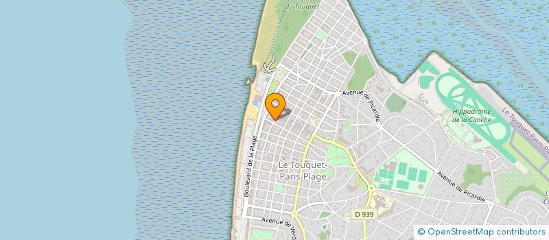 localisation de l'entreprise SYND COPROPRIET RESIDENCE SUMMERTIME  LE TOUQUET-PARIS-PLAGE