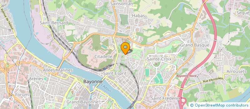 localisation de l'entreprise SYND COPROPRIET RESIDENCE TOURETTES  BAYONNE
