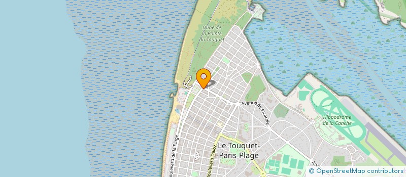 localisation de l'entreprise SYND COPROPRIET RESIDENTE GRAND LARGE  LE TOUQUET-PARIS-PLAGE