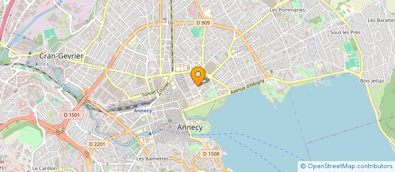 localisation de l'entreprise SYND COPROPRIET REVON-PAIX  ANNECY