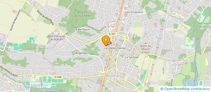 localisation de l'entreprise SYND COPROPRIET RTE NOZAY CHEMIN VALLEE  MONTLHERY