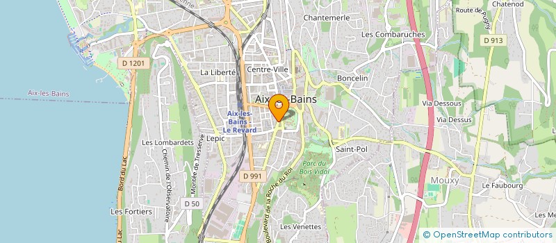 localisation de l'entreprise SYND COPROPRIET VILLA DAMESIN  AIX-LES-BAINS