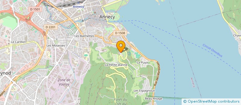 localisation de l'entreprise SYND COPROPRIET VILLA HELENA  ANNECY