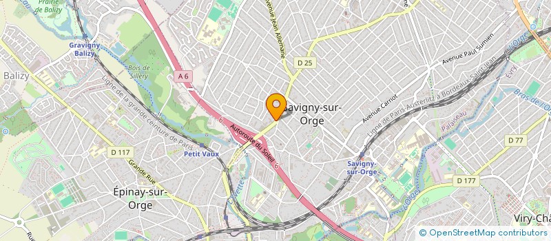localisation de l'entreprise SYND COPROPRIETAI 43 45 RUE HENRI DUNANT à SAVIGNY-SUR-ORGE