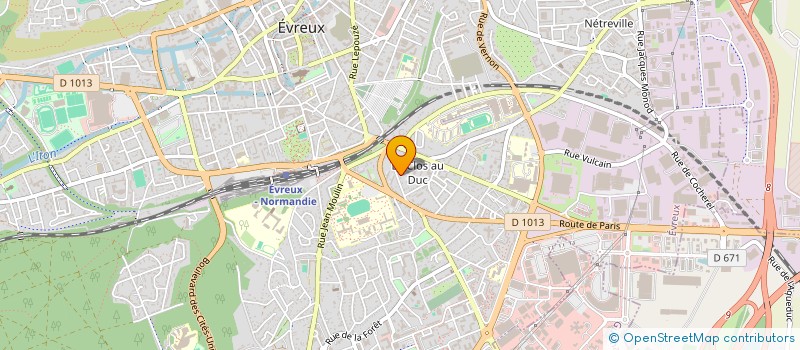 localisation de l'entreprise SYND COPROPRIETAI RESIDENCE CHARMILLE II  EVREUX