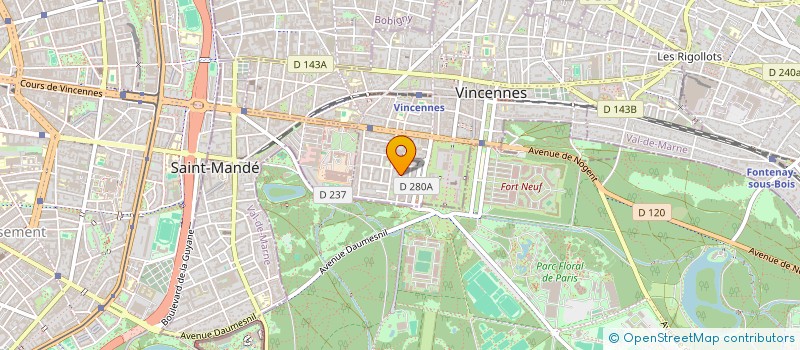 localisation de l'entreprise SYND COPROPRIETAIR 20 RUE ANATOLE FRANCE à VINCENNES