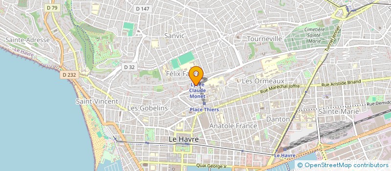 localisation de l'entreprise SYND COPROPRIETAIR 89 RUE LAFAURIE BAT A à LE HAVRE