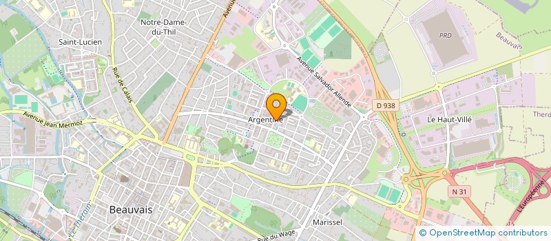 localisation de l'entreprise SYND COPROPRIETAIR RES LE CLOS  BEAUVAIS