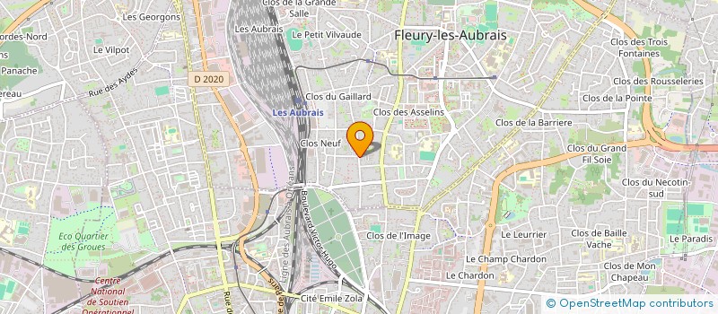 localisation de l'entreprise SYND COPROPRIETAIR RESIDENCE BROSSOLETTE  FLEURY-LES-AUBRAIS
