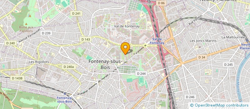 localisation de l'entreprise SYND COPROPRIETAIRE 1-3 RUE E VAILLANT à FONTENAY-SOUS-BOIS