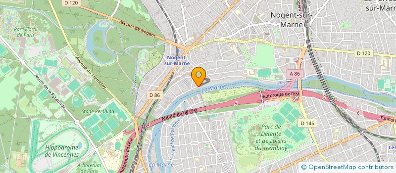 localisation de l'entreprise SYND.COPROPRIETAIRE 15 BD DE LA MARNE à NOGENT-SUR-MARNE