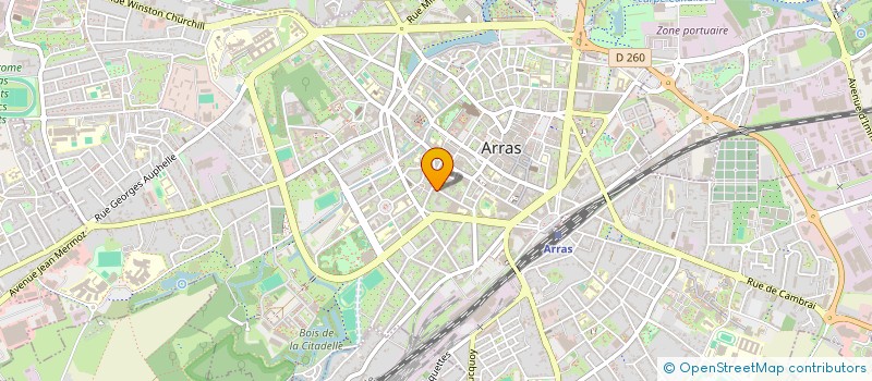 localisation de l'entreprise SYND COPROPRIETAIRE 19 RUE DES 4 CROSSES à ARRAS