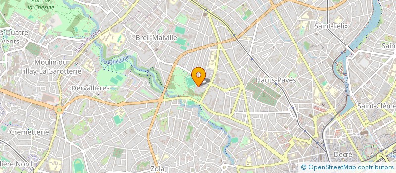 localisation de l'entreprise SYND COPROPRIETAIRE 21 R LOUIS LUMIERE à NANTES