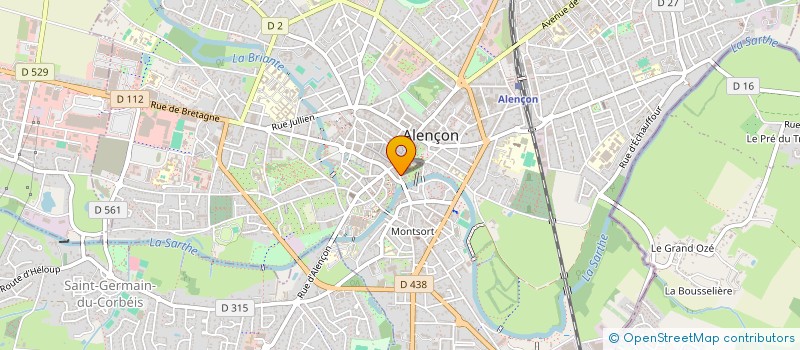 localisation de l'entreprise SYND COPROPRIETAIRE 23 R DU PONT NEUF à ALENCON