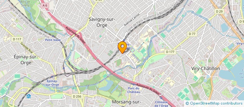 localisation de l'entreprise SYND COPROPRIETAIRE 23 RUE DU MAIL à SAVIGNY-SUR-ORGE