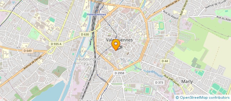 localisation de l'entreprise SYND COPROPRIETAIRE 4 RUE D'OULTREMAN  VALENCIENNES