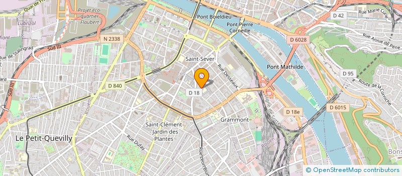 localisation de l'entreprise SYND COPROPRIETAIRE 60 RUE DE BAMMEVILLE à ROUEN