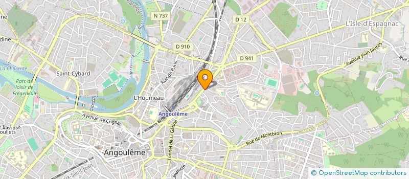 localisation de l'entreprise SYND COPROPRIETAIRE DE L'I P 3 à ANGOULEME