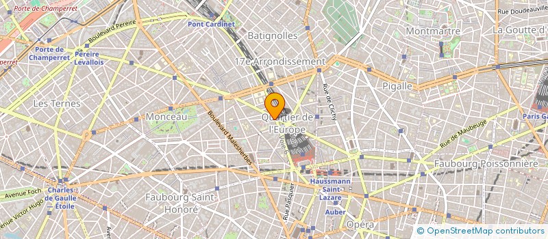 localisation de l'entreprise SYND COPROPRIETAIRE DU 1 RUE EDIMBOURG  PARIS