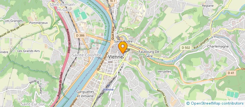 localisation de l'entreprise SYND COPROPRIETAIRE IMM PLACE DES CARMES  VIENNE