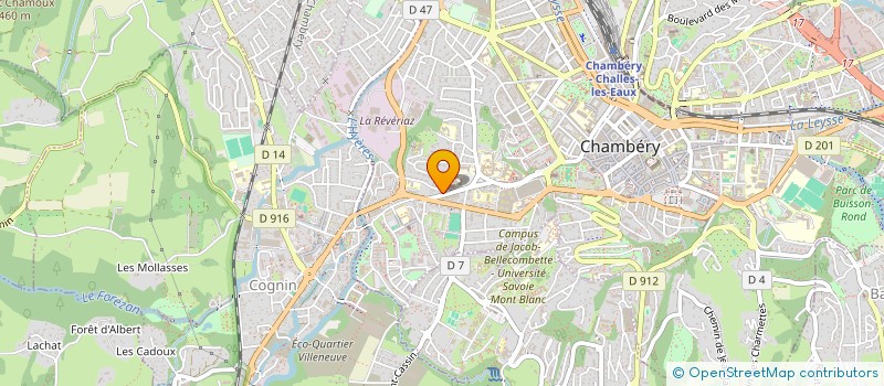 localisation de l'entreprise SYND COPROPRIETAIRE LA FAVORITE  CHAMBERY