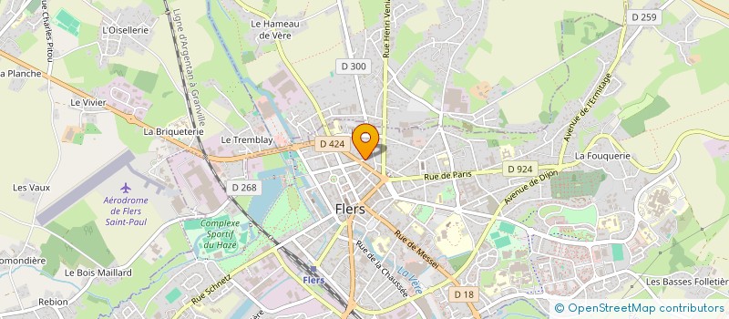 localisation de l'entreprise SYND COPROPRIETAIRE LE CADRAN SOLAIRE à FLERS