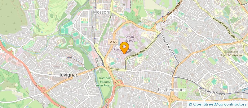 localisation de l'entreprise SYND COPROPRIETAIRE LE FLORE à MONTPELLIER