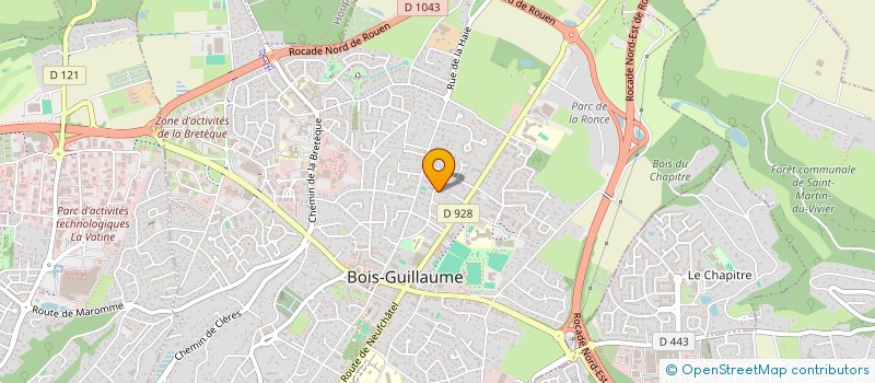 localisation de l'entreprise SYND COPROPRIETAIRE LE PARC EMERAUDE à BOIS-GUILLAUME