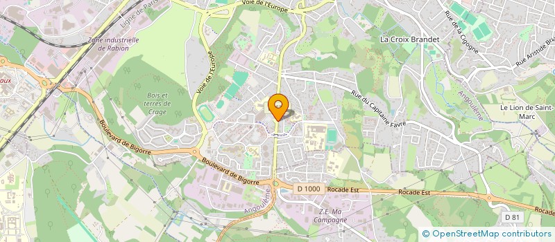 localisation de l'entreprise SYND COPROPRIETAIRE MAS PIERRE LEVEE à ANGOULEME