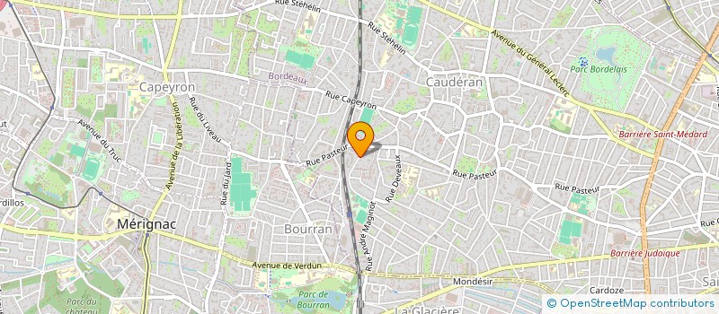 localisation de l'entreprise SYND COPROPRIETAIRE OREE DU PARC BAT B I  BORDEAUX