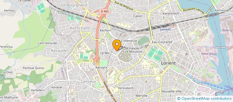 localisation de l'entreprise SYND COPROPRIETAIRE PUITS FLEURI I à LORIENT