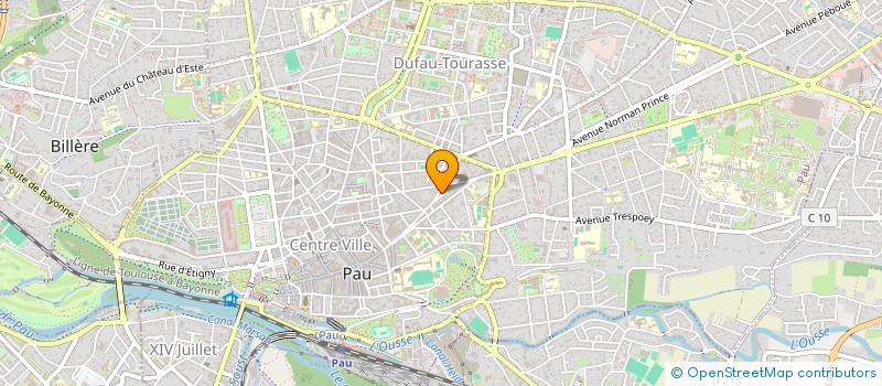 localisation de l'entreprise SYND COPROPRIETAIRE RES 27 R GARET  PAU