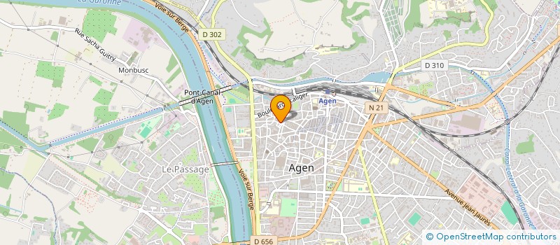 localisation de l'entreprise SYND COPROPRIETAIRE RES DU LYCEE  AGEN