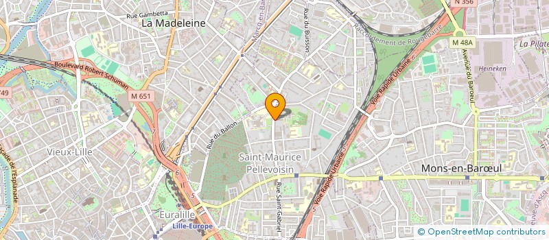 localisation de l'entreprise SYND COPROPRIETAIRE RES HAUTS DE ST MAUR à LILLE