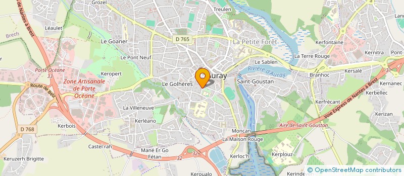 localisation de l'entreprise SYND COPROPRIETAIRE RES LE SEGUR à AURAY