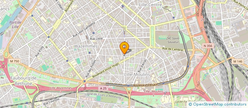 localisation de l'entreprise SYND COPROPRIETAIRE RES LES LILAS BLANCS à LILLE