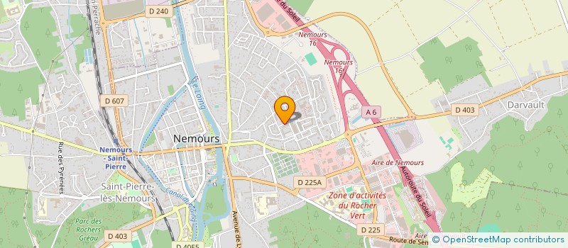 localisation de l'entreprise SYND COPROPRIETAIRE RES MONT ST MARTIN à NEMOURS