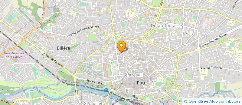 localisation de l'entreprise SYND COPROPRIETAIRE RES MONTPENSIER 1 à PAU