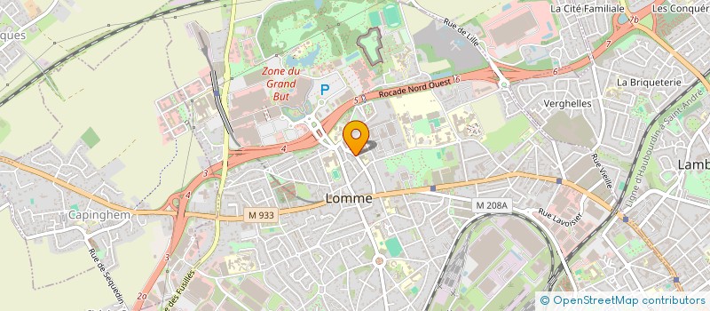 localisation de l'entreprise SYND COPROPRIETAIRE RES PARC MONCEAU à LILLE