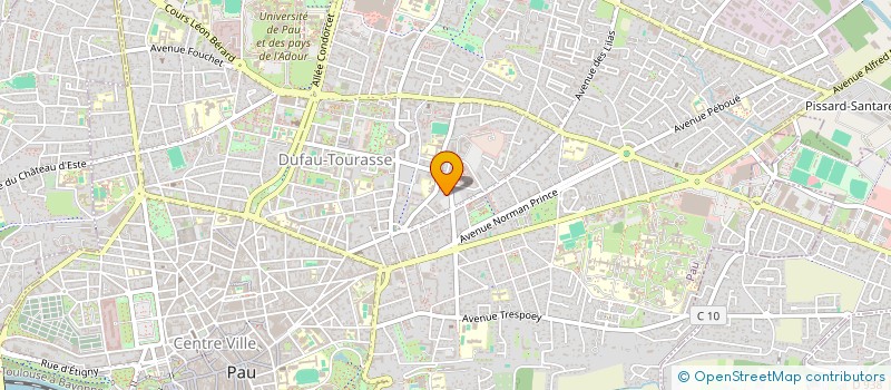 localisation de l'entreprise SYND. COPROPRIETAIRE RES. PRIVILEGE à PAU