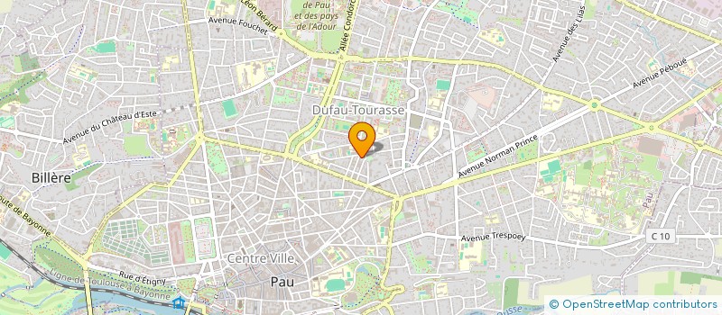 localisation de l'entreprise SYND COPROPRIETAIRE RES TOULOUSE LAUTREC à PAU