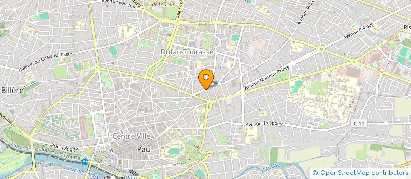 localisation de l'entreprise SYND COPROPRIETAIRE RESIDENCE AQUITAINE  PAU