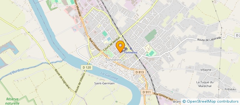 localisation de l'entreprise SYND COPROPRIETAIRE RESIDENCE DU MOULIN  TONNEINS