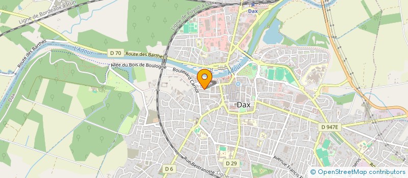 localisation de l'entreprise SYND COPROPRIETAIRE RESIDENCE FLORADOUR  DAX