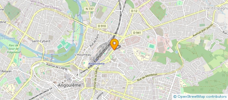localisation de l'entreprise SYND COPROPRIETAIRE RESIDENCE MISTRAL à ANGOULEME
