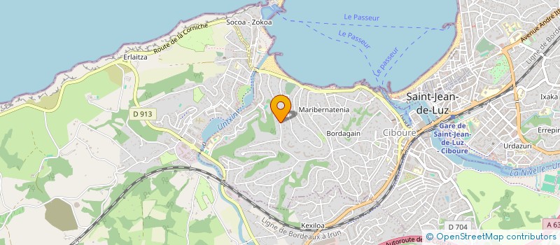 localisation de l'entreprise SYND COPROPRIETAIRE RESIDENCE MONA BAITA  CIBOURE