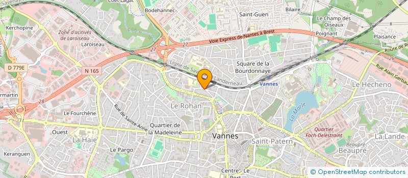localisation de l'entreprise SYND COPROPRIETAIRE RESIDENCE OBERLE à VANNES